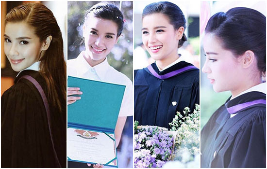 ทรงผมรับปริญญาดารา