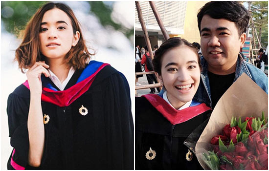 ทรงผมรับปริญญาดารา