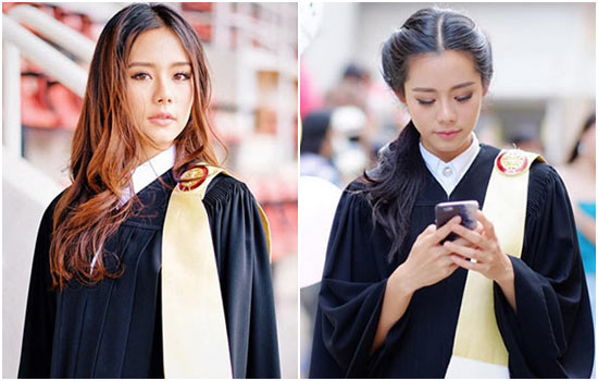 ทรงผมรับปริญญาดารา