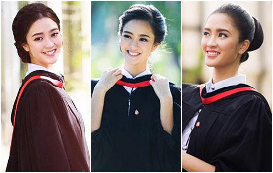 ทรงผมรับปริญญาดารา