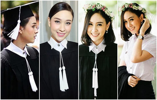 ทรงผมรับปริญญาดารา