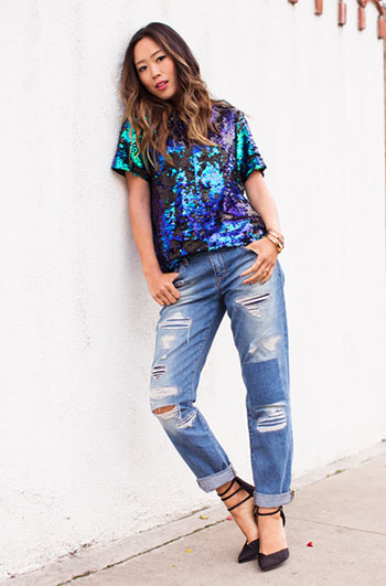 แฟชั่นปักเลื่อมวิ้ง ๆ 