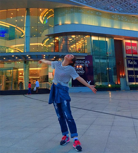 กางเกงยีนส์ทรงบอยเฟรนด์