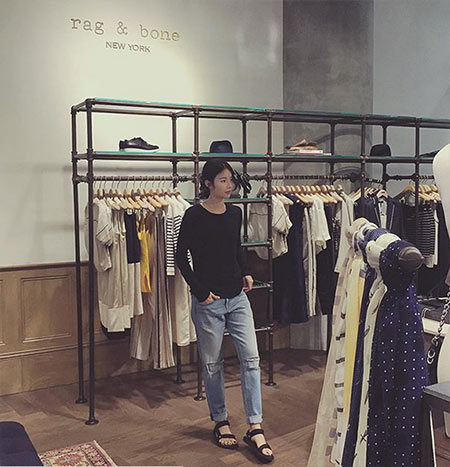 กางเกงยีนส์ทรงบอยเฟรนด์