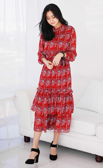 ชุดแม็กซี่เดรสยาว