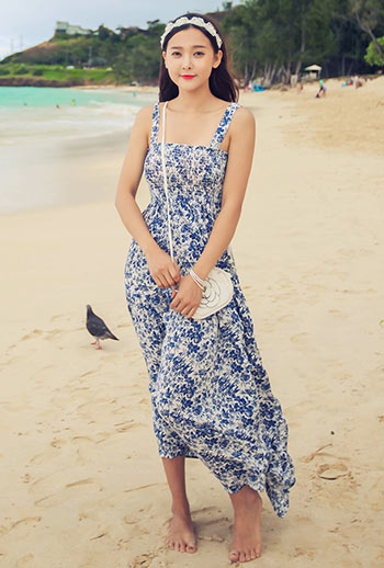 ชุดแม็กซี่เดรสยาว