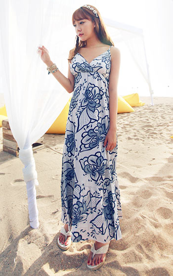 ชุดแม็กซี่เดรสยาว