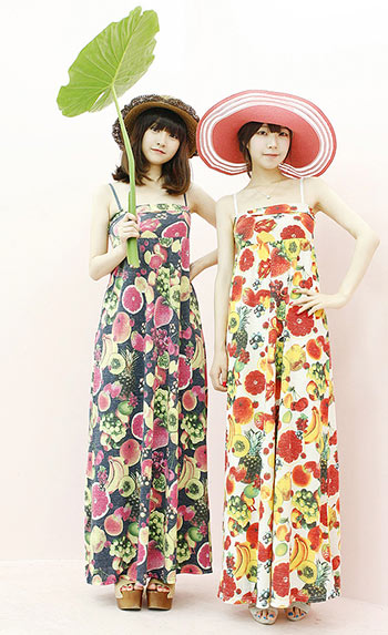 ชุดแม็กซี่เดรสยาว