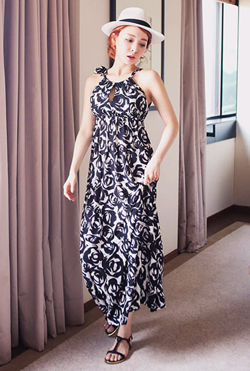 ชุดแม็กซี่เดรสยาว