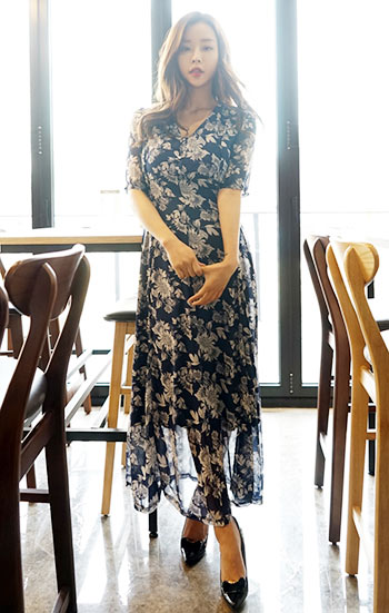 ชุดแม็กซี่เดรสยาว