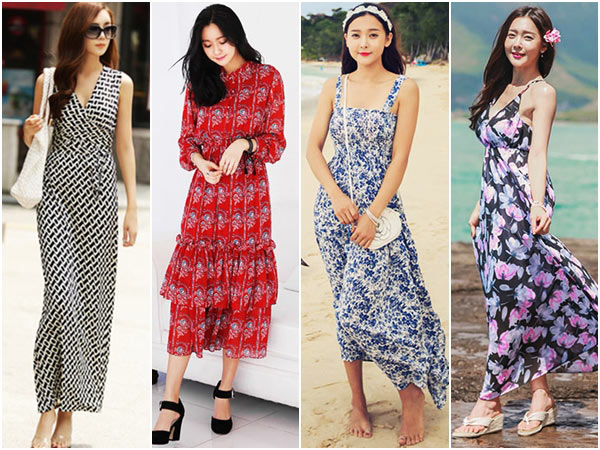 ชุดแม็กซี่เดรสยาว