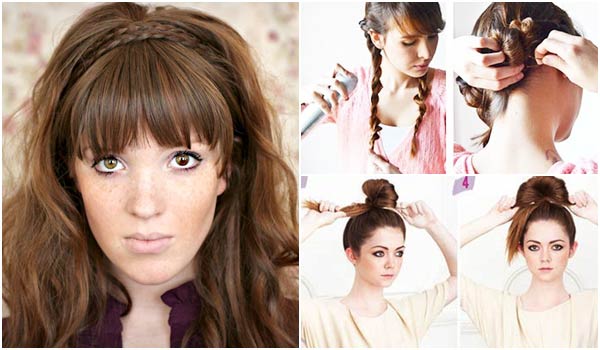 ทรงผมทำเองง่าย ๆ