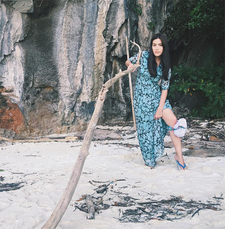 ชุดแม็กซี่เดรสดารา