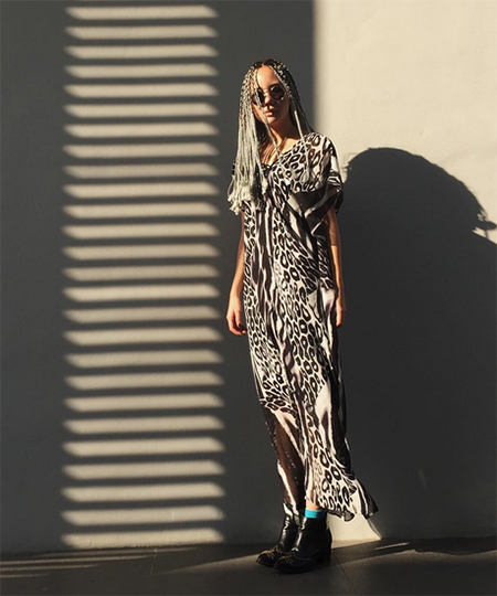 ชุดแม็กซี่เดรสดารา