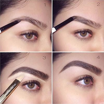 วิธีเขียนคิ้วสำหรับคนคิ้วหนา