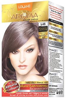 สีผมประกายชมพู