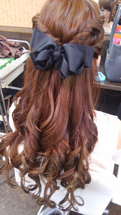 ผมปล่อยออกงาน