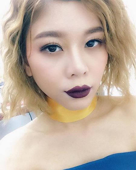 ดาราทาปากสีม่วง