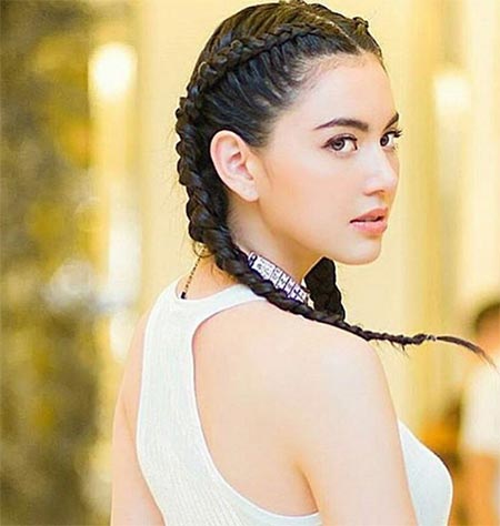 ทรงผมเปียออกงาน