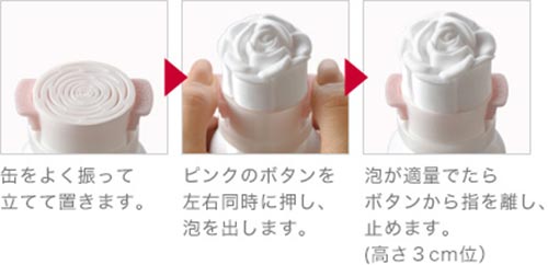 โฟมล้างหน้าดอกกุหลาบ