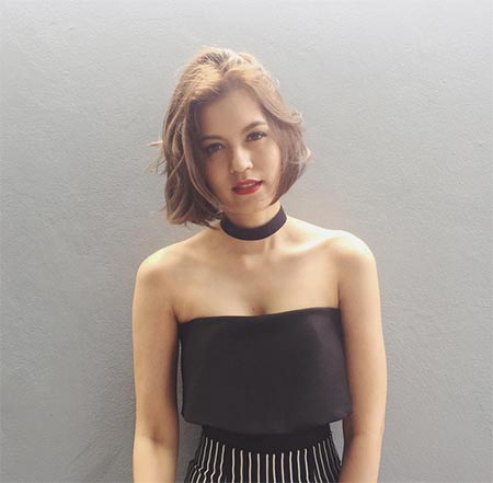 ทรงผมสั้นดารา