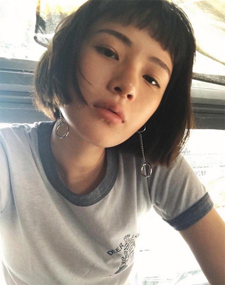 ทรงผมสั้นดารา