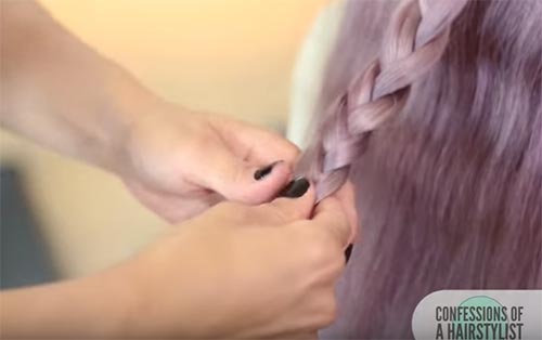 วิธีถักเปียนางเงือก