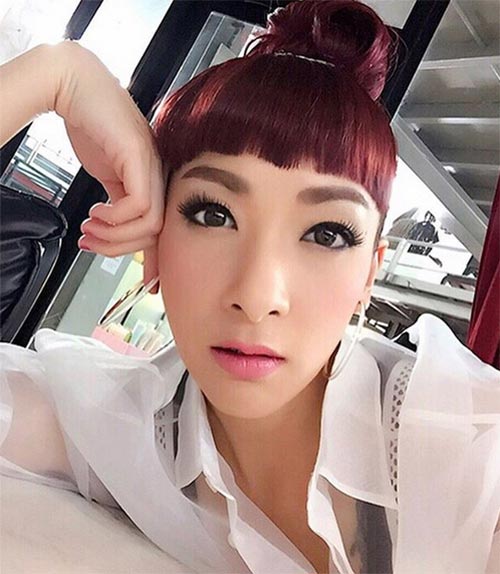 ผมหน้าม้าดารา