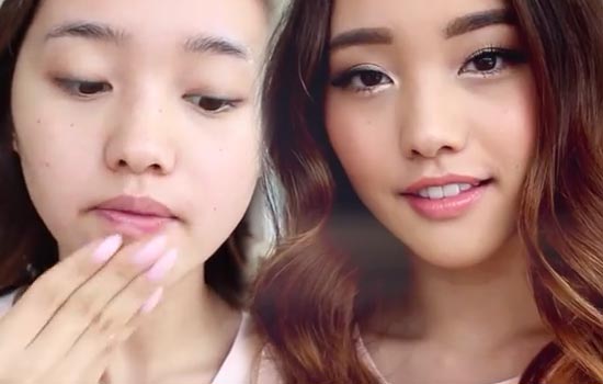 แต่งหน้าโทนน้ำตาลทอง