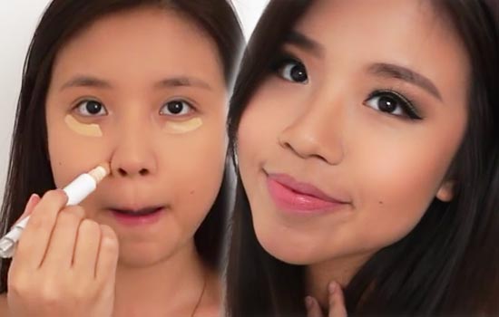 แต่งหน้าโทนน้ำตาลทอง