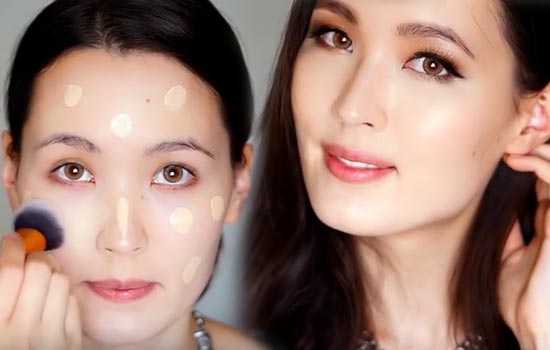 แต่งหน้าโทนน้ำตาลทอง