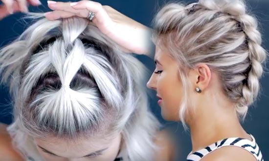 วิธีเกล้าผมสั้น