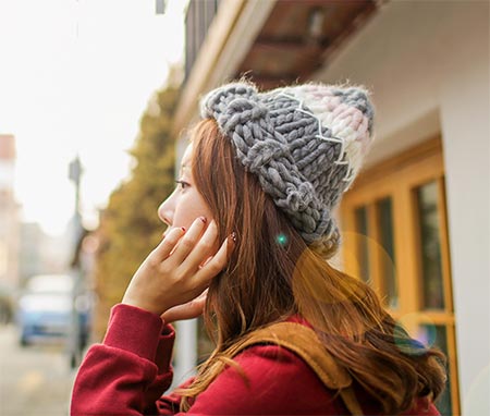 หมวกไหมพรม