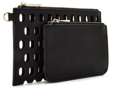 กระเป๋าคลัทช์สีดำ