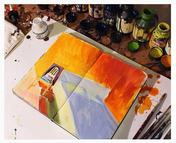ภาพวาดสีอะคริลิค