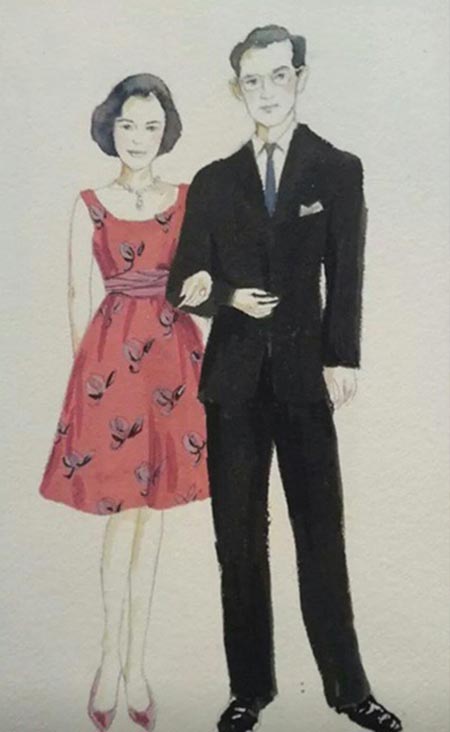 เหมี่ยว ปวันรัตน์ วาดภาพในหลวง ร.9