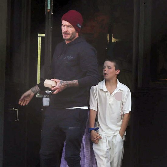 เดวิด เบ็คแฮม ซื้อเบียร์ เบอร์เกอร์ เลี้ยงคนไร้บ้าน