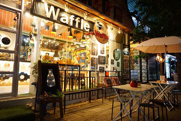 ร้านวาฟเฟิลและแพนเค้ก