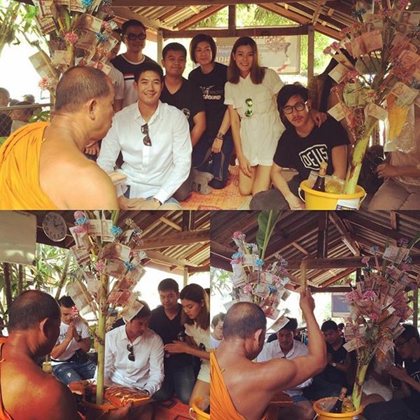 ดาราทำบุญ วันมาฆบูชา