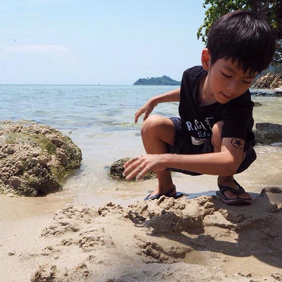 น้องคีตะ ลูกชาย ลีโอ พุฒ