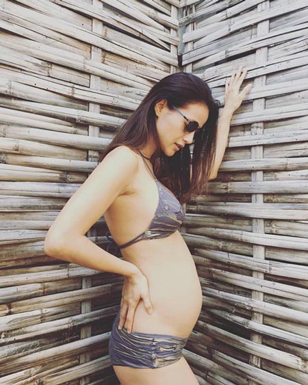 น้ำฝน กุลณัฐ ท้อง