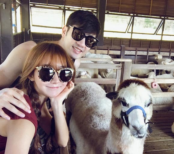 อ้วน รังสิต ควงแฟนสาวเกาหลีเที่ยวเขาใหญ่