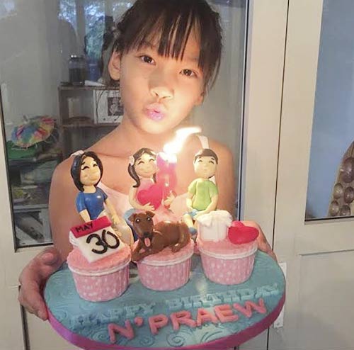 วันเกิดน้องแพรว ลูกบ๊วย ตุ๊ก