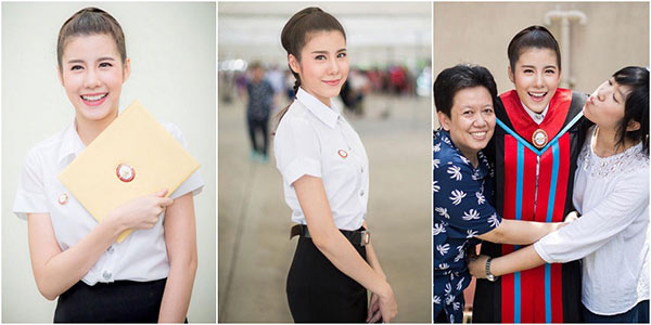 ทรงผมรับปริญญาดารา