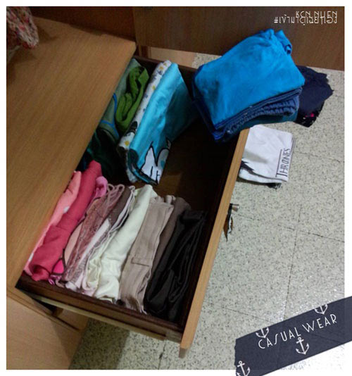 วิธีจัดตู้เสื้อผ้า