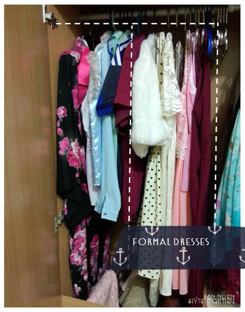 วิธีจัดตู้เสื้อผ้า