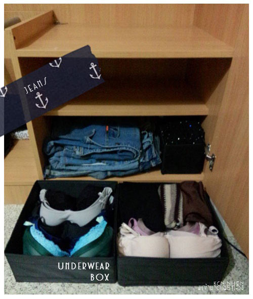 วิธีจัดตู้เสื้อผ้า