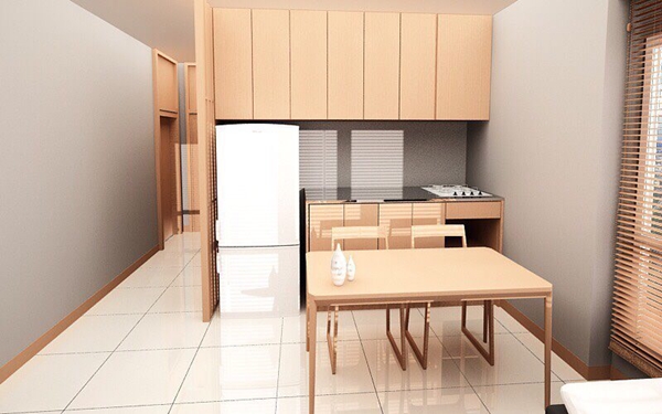 แต่งคอนโด 2 ห้องนอนสไตล์เซน