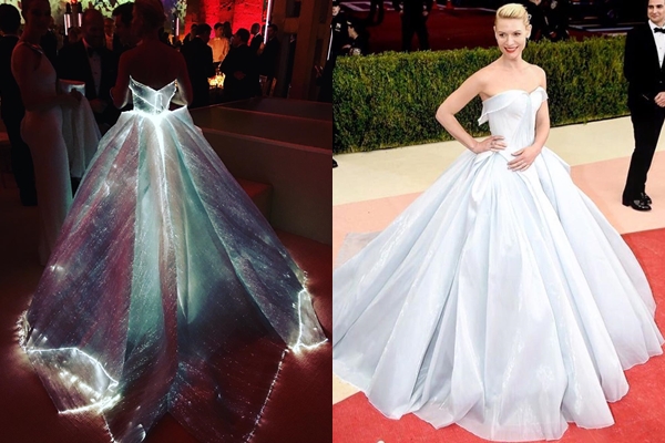 แคลร์ เดนส์ เดรสเรืองแสง