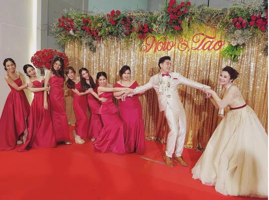 งานแต่งงาน  เต๋า ดราก้อนไฟว์ - นาว นิจชิตา